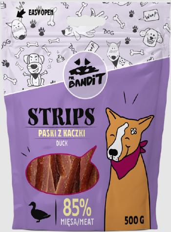 Mr. Bandit duck strips - maškrta pre psy 500g