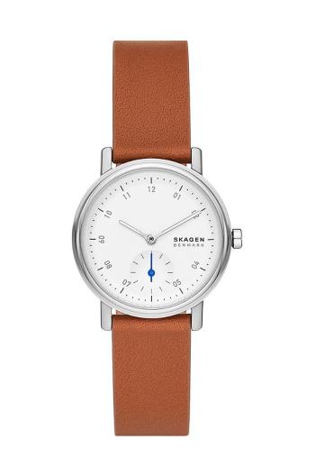 Hodinky Skagen Kuppel Lillie dámske, hnedá farba, SKW3103