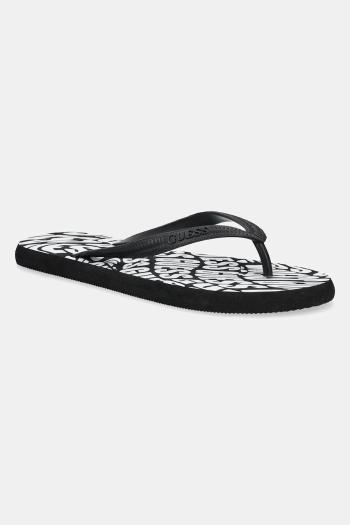 Šľapky Guess FLIP FLOP pánske, čierna farba, F5GZ07 BB00H