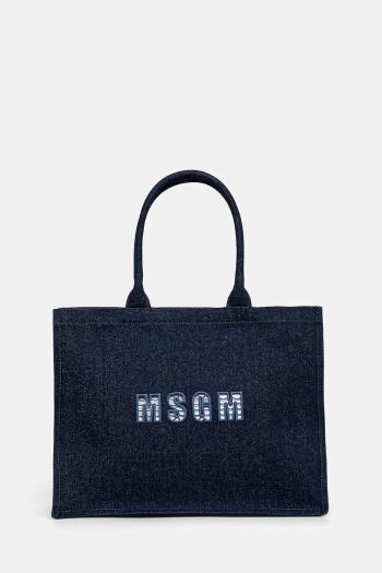 Kabelka MSGM tmavomodrá farba, 3841MDZ75.449