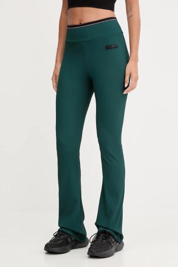 Tréningové legíny EA7 Emporio Armani zelená farba, jednofarebné, AF15721.7W000577