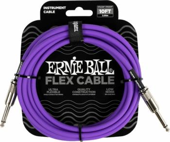 Ernie Ball Flex Instrument Cable Straight/Straight 3 m Rovný - Rovný Nástrojový kábel