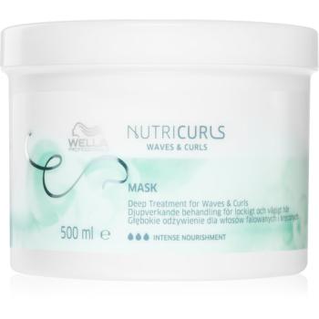 Wella Professionals Nutricurls Waves & Curls uhladzujúca maska pre vlnité a kučeravé vlasy 500 ml