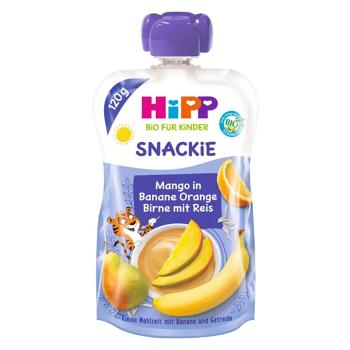 HIPP Šport hruška pomaranč mango banán ryže BIO 120 g