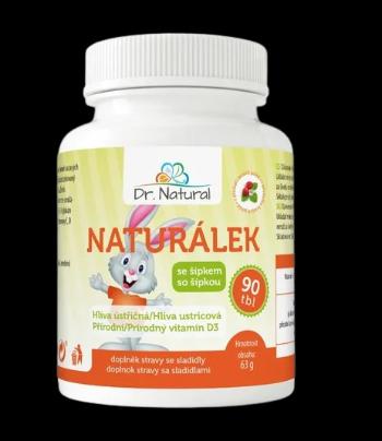 DR.NATURAL Naturálek Hliva ustricová s vit.D 90 tabliet