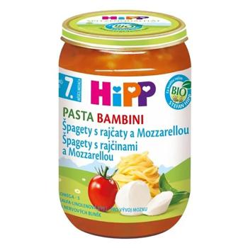 HIPP Bambini pasta paradajky so špagetami a mozzarellou BIO 220 g