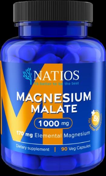 NATIOS Magnesium Malate 1000 mg + B6 90 kapsúl