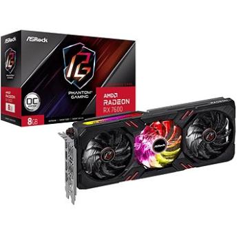 ASROCK Radeon RX 7600 Phantom Gaming 8GB OC (90-GA4BZZ-00UANF)