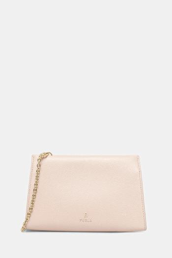 Kožená kabelka Furla ružová farba, WE00774.ARE000.0496S1007