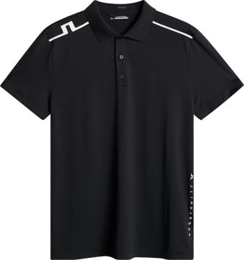 J.Lindeberg Lionel Regular Fit Black M Polo košeľa