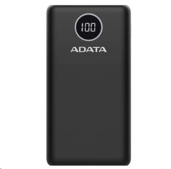 ADATA PowerBank P20000QCD - externá batéria pre mobil/tablet 20000mAh, 2, 1A, čierna