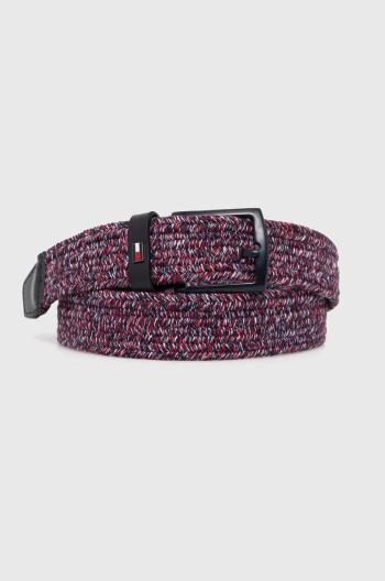 Opasok Tommy Hilfiger pánsky, tmavomodrá farba, AM0AM12548