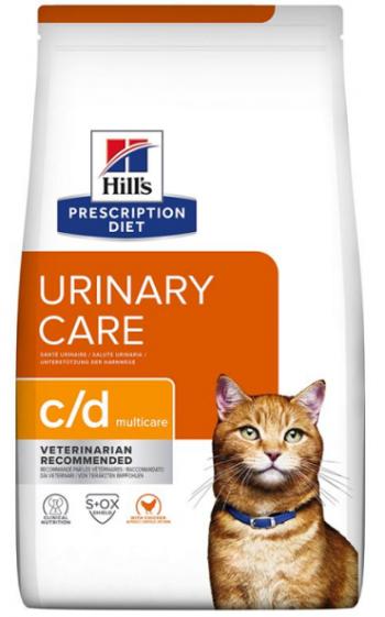 HILLS PD Feline c/d Multicare Chicken Dry granule pre mačky 3kg