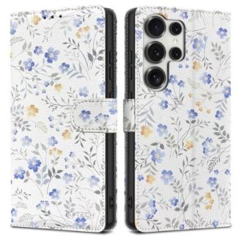 Tech-Protect Wallet knižkové puzdro na Samsung Galaxy S25 Ultra, spring flowers
