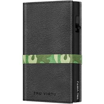 Tru Virtu peňaženka Click & Slide Strap Cross Nappa Black Camouflage / Black (4260050241730)