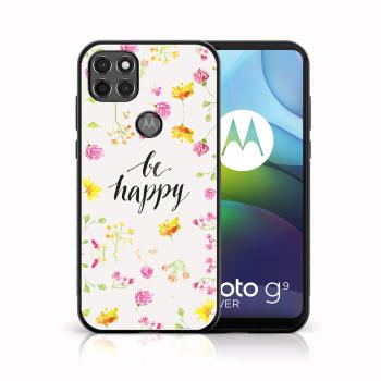 MY ART Silikónový kryt Motorola Moto G9 Power BE HAPPY (019)