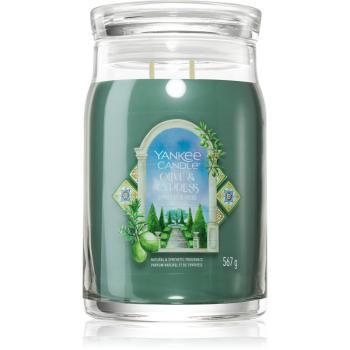 Yankee Candle Olive & Cypress vonná sviečka 567 g