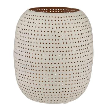 LUMINOUS fém lámpás, krémszín