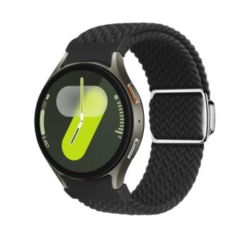 BRAIDED Nylonový remienok pre Samsung Galaxy Watch 7 (40 / 44 mm) BLACK