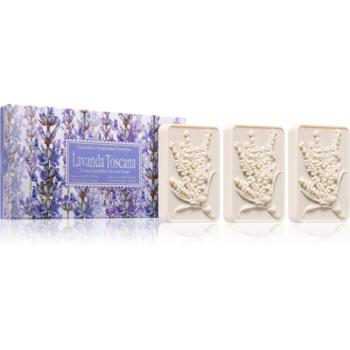 Saponificio Artigianale Fiorentino Tuscan Lavender Set sada tuhých mydiel s vôňou levandule