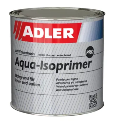ADLER AQUA-ISOPRIMER - Základ a medzivrstva pre drevo biela 2,5 L