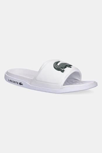 Šľapky Lacoste SERVE SLIDE DUAL biela farba, 49CMA0038