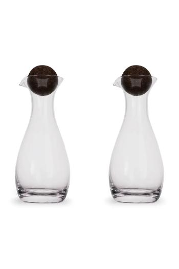 Fľaša na olej a ocot Sagaform Nature 300 ml 2-pak priehľadná farba