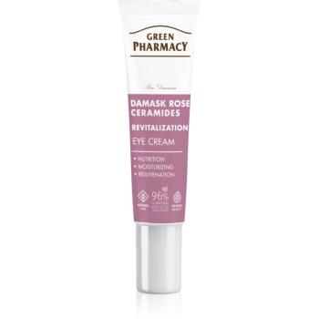 Green Pharmacy Damask Rose & Ceramides Eye Cream revitalizačný očný krém 15 ml
