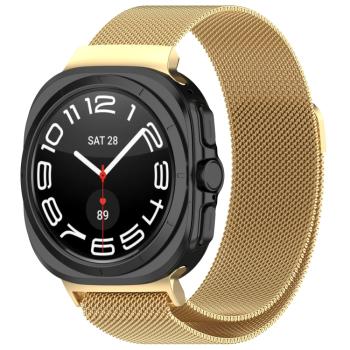 MILANESE Kovový remienok pre Samsung Galaxy Watch Ultra 47mm zlatý