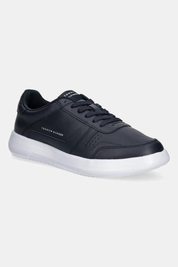 Kožené tenisky Tommy Hilfiger MODERN LIGHTCUP LTH tmavomodrá farba, FM0FM05529
