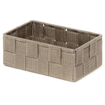 Compactor Úložný organizér do zásuvky Compactor TEX - košík M, 18 x 12 x 7 cm, Taupe (sivo-béžový), M