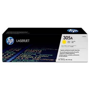 HP 305A CE412A žltý (yellow) originálný toner