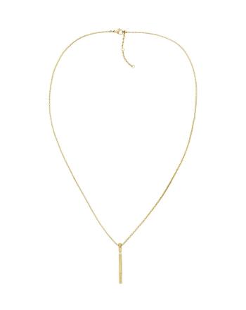 Tommy Hilfiger Pozlátený náhrdelník s príveskom Linear 2780951