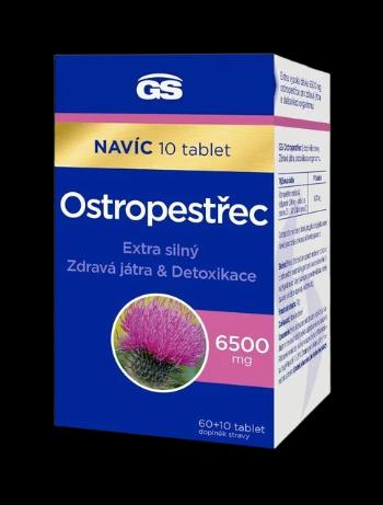 GS Pestrec 6500 mg, 60 + 10 tabliet