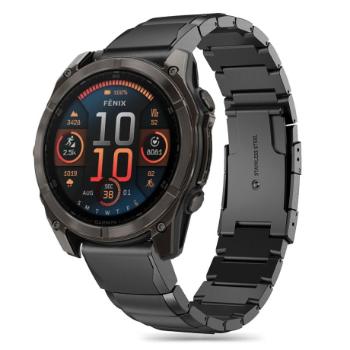 Tech-Protect Steelband remienok na Garmin Fenix 5 / 6 / 6 Pro / 7 / 8 47mm / E black