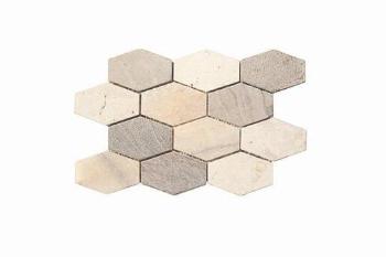 Mozaika Mosavit Hexagonal mix 25x37 cm mat SUMBA