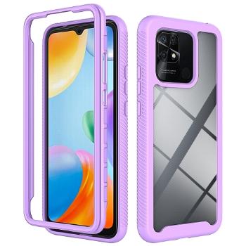 DUAL Obojstranný kryt pre Xiaomi Redmi 10C fialový