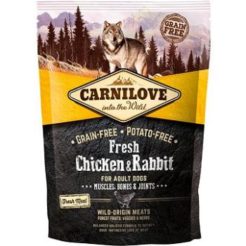 Carnilove fresh chicken & rabbit muscles, bones & joints for adult dogs 1,5 kg (8595602527502)