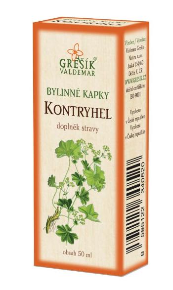 Valdemar Grešík Grešík Kontryhel bylinné kapky 50 ml