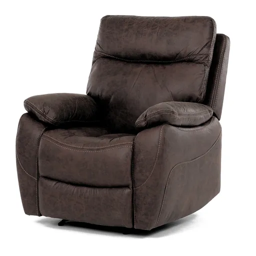 Elektrické kreslo s bezdrôtovým ovládáním,vintage, hnědá