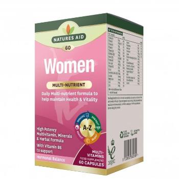 NATURES AID WOMEN Multinutrient + Superfoods 60 kapsúl