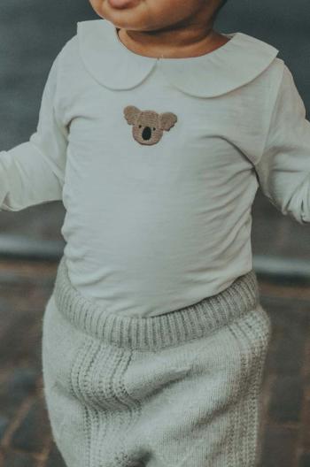 Bavlnené body pre bábätká Donsje Davo Bodysuit Koala 3030104