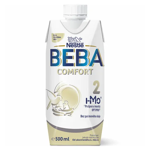 BEBA Comfort 2 HM-O Liquid Tekuté pokračovacie mlieko 500 ml