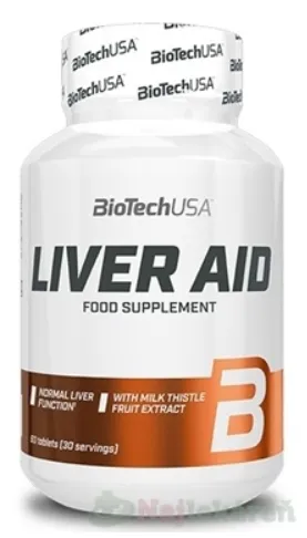 BioTechUSA Pomoc pre pečeň Liver Aid 60 tabliet