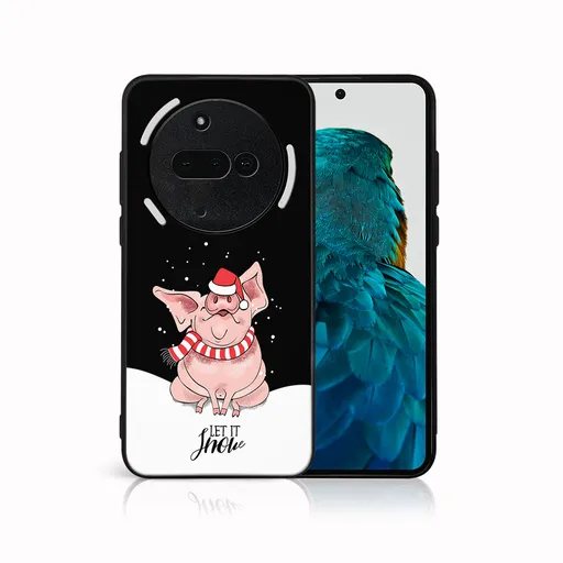 MY ART Kryt s vianočným dizajnom Nothing Phone (3a) LET IT SNOW (075)