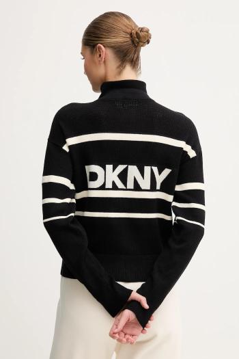 Kardigán Dkny čierna farba, DP5R0756