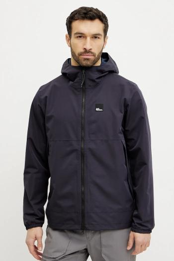 Bunda Jack Wolfskin Terraview 2L tmavomodrá farba, prechodná, A63829