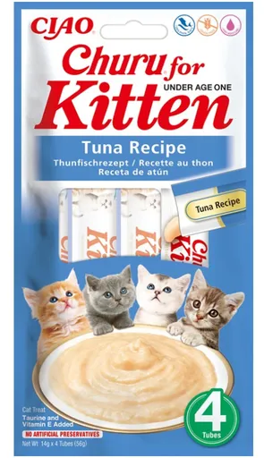 Churu Cat Kitten Tuna Recipe 4 x 14 g