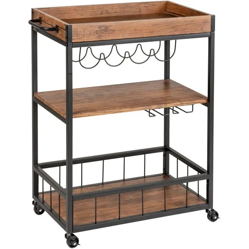 Servírovací vozík Wenko Rustico, 89,5 x 40 x 80 cm