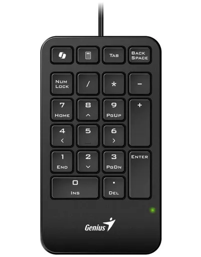 GENIUS Numerická klávesnica NumPad 125, Drôtová USB-C, čierna